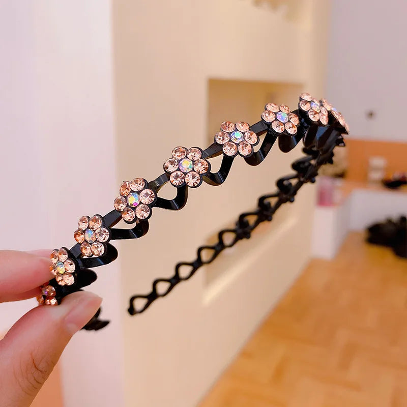 Elegant Non-Slip Rhinestone Hairbands – Stylish Accessories - Image 7