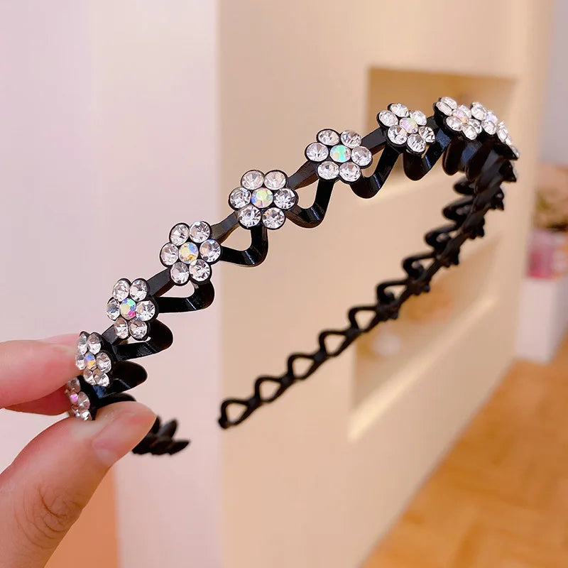 Elegant Non-Slip Rhinestone Hairbands – Stylish Accessories - Image 15