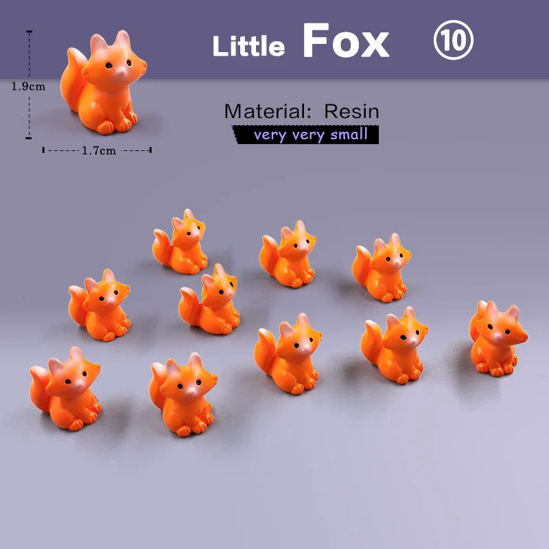 10Pcs Easter Animal Figurines Set - Image 24