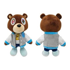 Kawaii Kanye Dropout Bear Plush – Soft and Stylish Room Decor