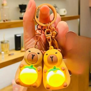 Simulation Capybara Anime Keychain