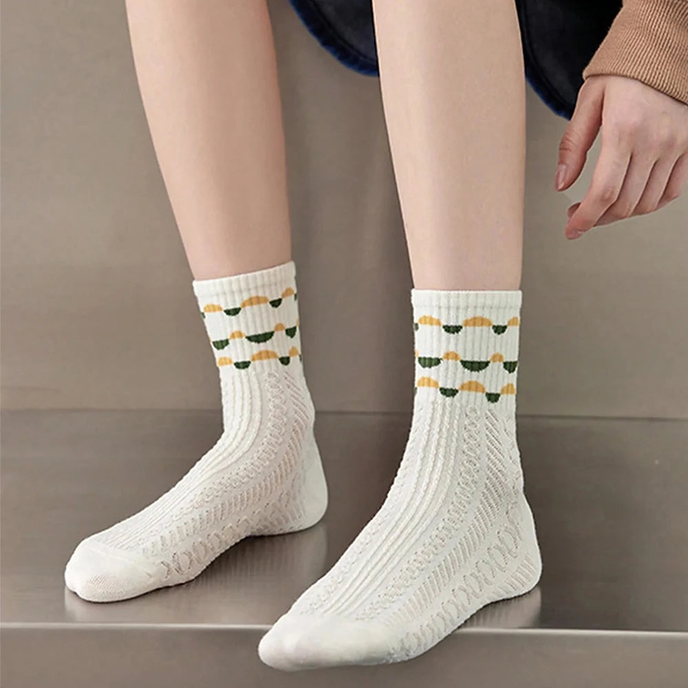 Women's Cartoon Socks – Creative and Fashionable Printed Mid-Length Socks - Image 3