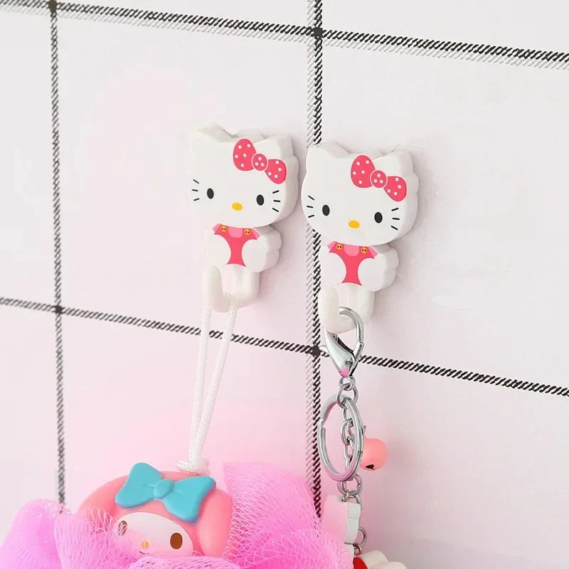Add Charm and Functionality with Sanrio Hello Kitty Adhesive Wall Hooks - Image 3