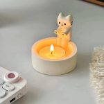 Cute Cat Candlestick