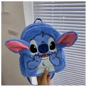 Disney 3D Plush Backpack – Cute and Spacious Cartoon Fashion Bag