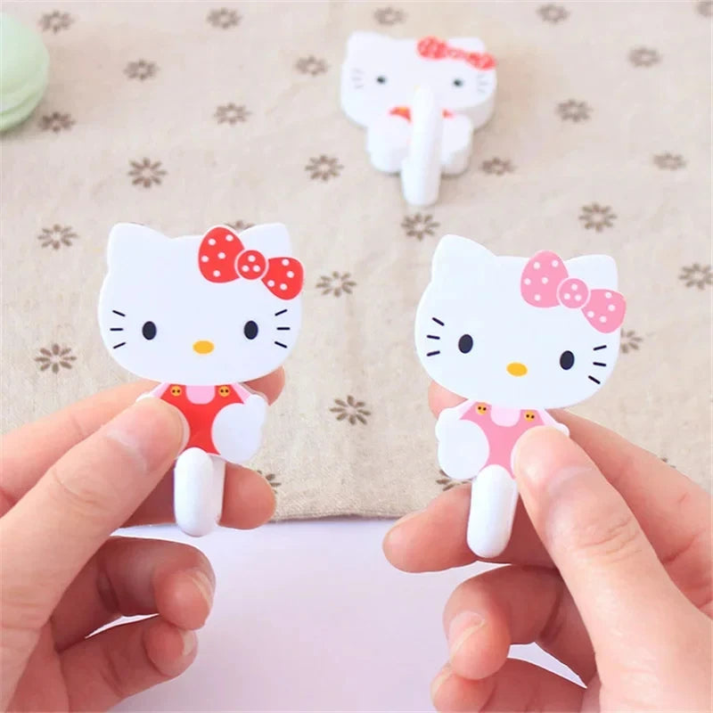 Add Charm and Functionality with Sanrio Hello Kitty Adhesive Wall Hooks - Image 2