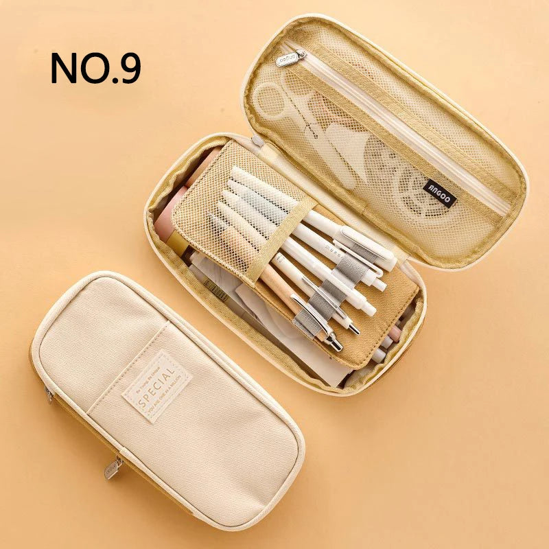 Creative Large Capacity Double-Layer Pencil Case - Image 10