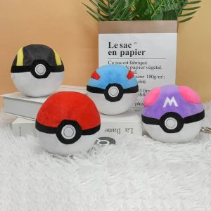 Master Ball, Great Ball, and Ultra Ball Plush Toys – Soft Stuffed