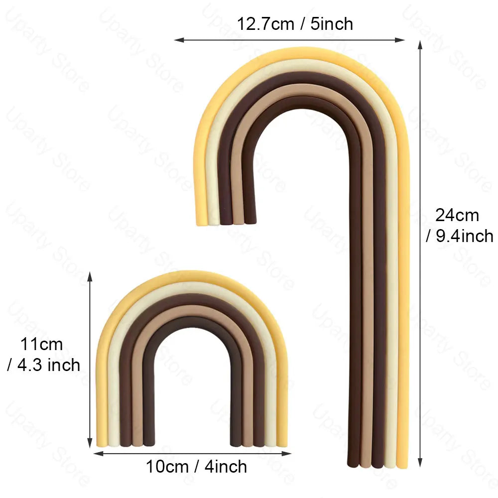 2 Packs Rainbow Cake Toppers - Image 6