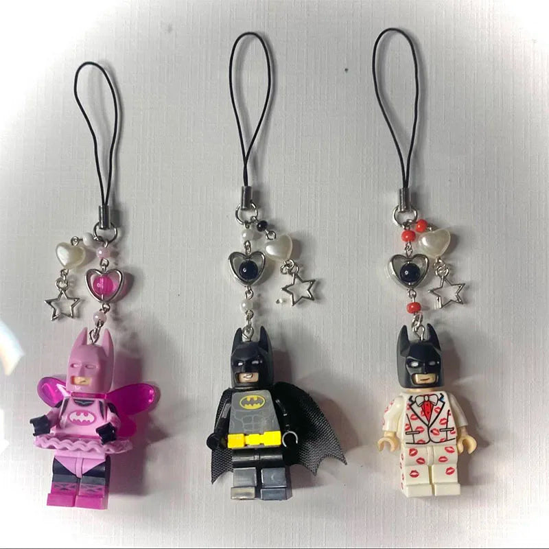 Cartoon 3D Fairy Bat Figure Keychain – Personalized Accessory