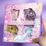 Hello Kitty Sanrio Non-Repeating 100-Piece Sticker Set