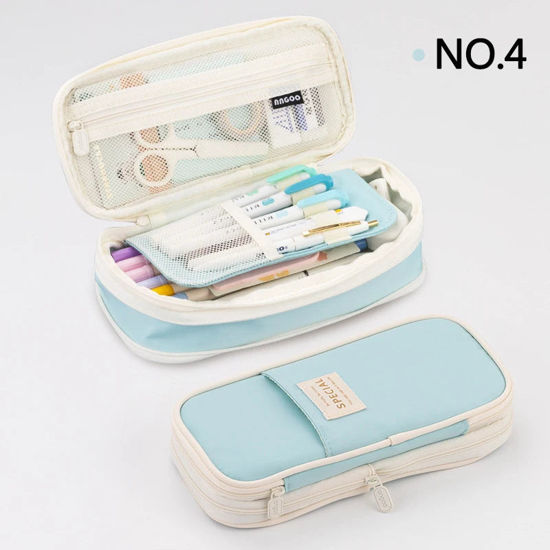 Creative Large Capacity Double-Layer Pencil Case - Image 21