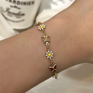Sweet Daisy Flower Bracelet