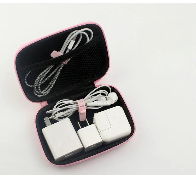 Kawaii Hello Kitty Data Cable Charger Storage Bag – Portable & Stylish - Image 2