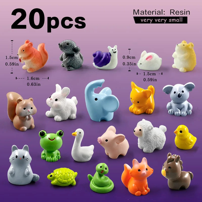 10Pcs Easter Animal Figurines Set - Image 12