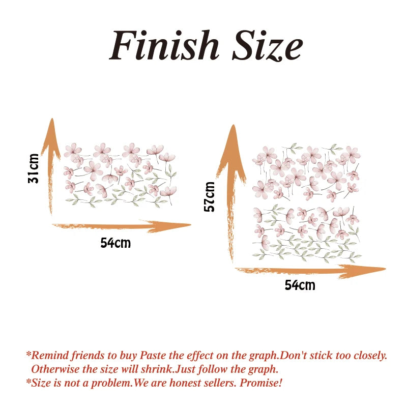 Watercolor Meadow Floral Wall Sticker - Image 3