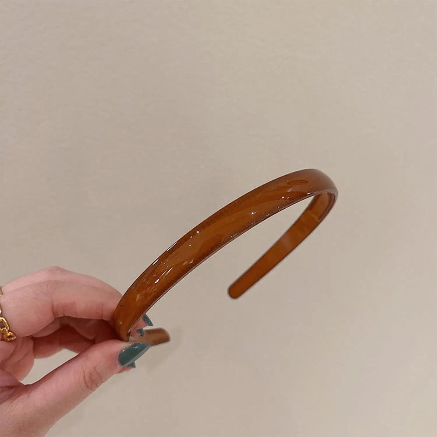 Plastic Translucent Hair Head Hoop Band – Non-slip Tooth Hairband - Image 13